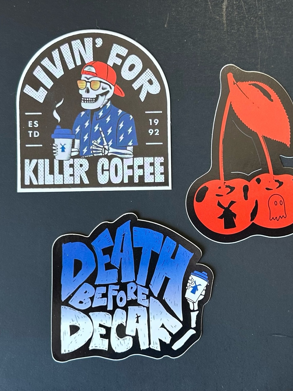 Dutch Bros Blue, Red, Black Stickers Pack